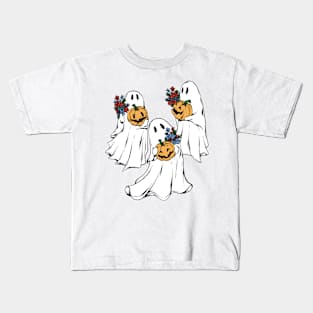 Happy Halloween Ghost Party Kids T-Shirt